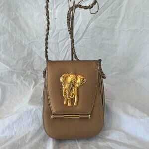 Vintage Nima Goldtone -- Elephant -- Crossbody -- Excellent Condition!